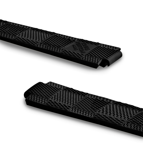 Relojería Accesorios Correa en goma Damier para reloj Tambour | Louis Vuitton ® (Ampliar producto)