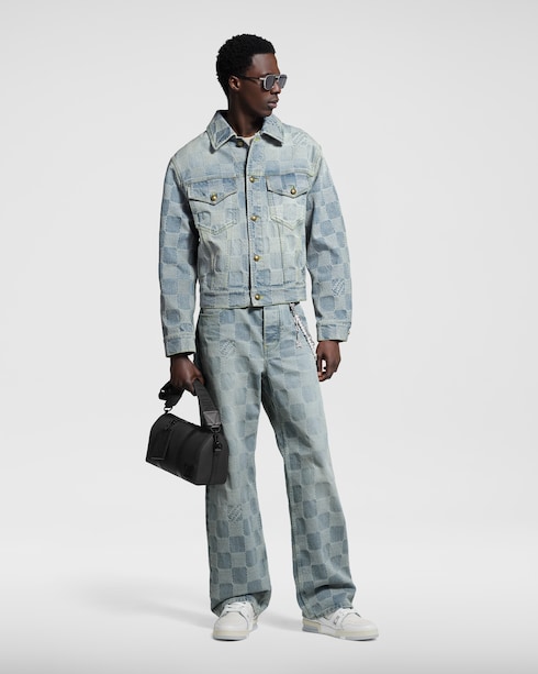 Ready-to-Wear All Ready-to-Wear Damier Denim Skate Pants | Louis Vuitton ®