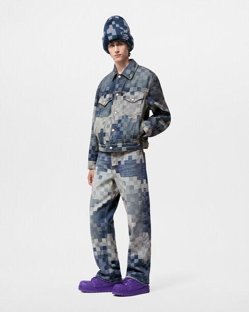 Ready-to-Wear Roupas em Denim Calça Jeans Skate em Xadrez Damier | Louis Vuitton ®
