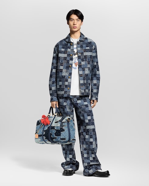 Prêt-à-Porter Manteaux et Blousons Blouson workwear Damier en denim | Louis Vuitton ®