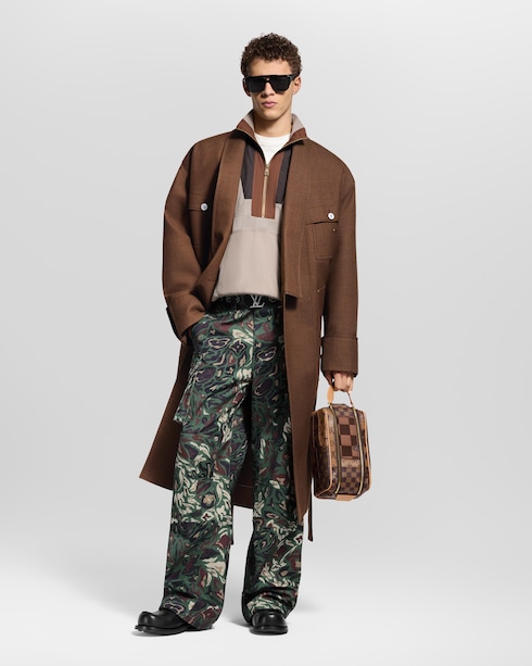 Ready-to-Wear All Ready-to-Wear Damier Hybrid Half-Zip Workwear Pullover | Louis Vuitton ®