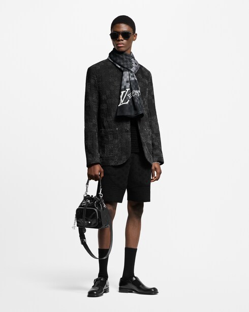 Prêt-à-Porter Blazers et Vestes Veste chic sans col en denim bouclette | Louis Vuitton ®