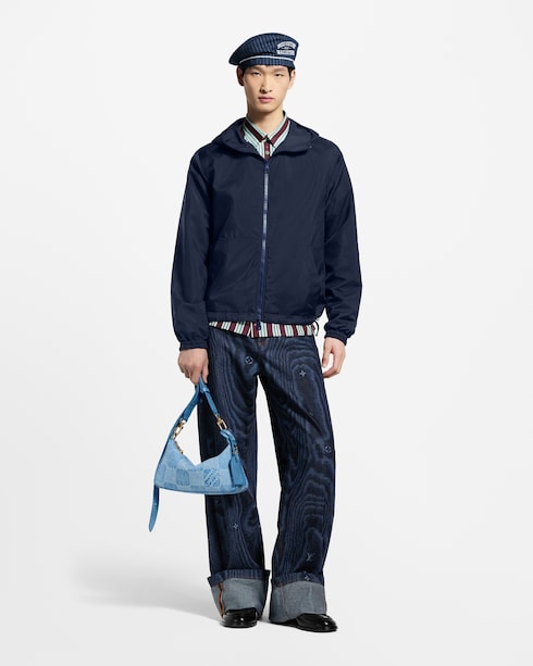 S00 Accessories Hats, Beanies and Socks Denim Stripes Beret | Louis Vuitton ®