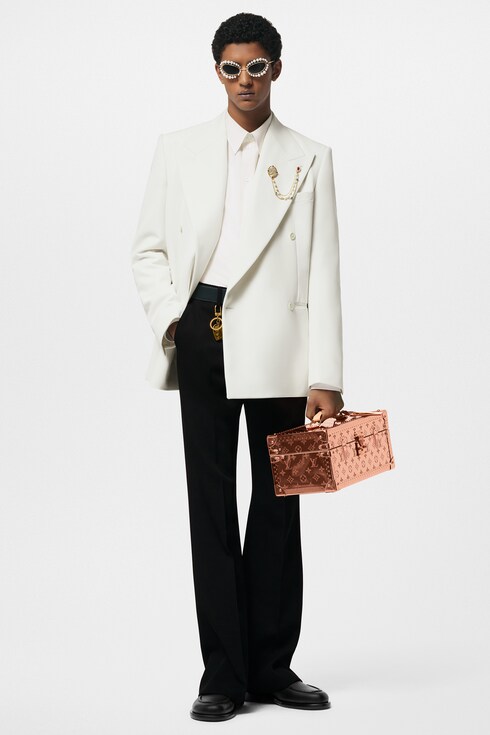 Discontinued Product Obs 12 Blazer Trespassado de Alfaiataria em Lã Tecnológica | Louis Vuitton ®