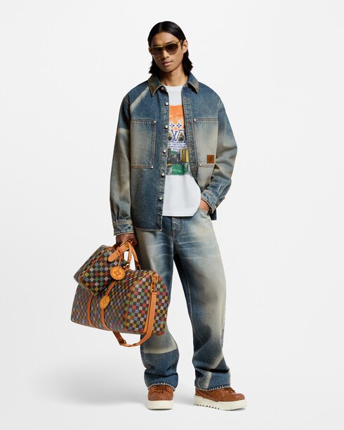 Ready-to-Wear T-Shirts and Polos Embellished Graphic Cotton T-Shirt | Louis Vuitton ®
