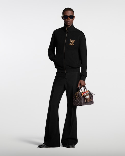 For Men Spring-Summer 2026 Show Embellished Signature Track Top | Louis Vuitton ®