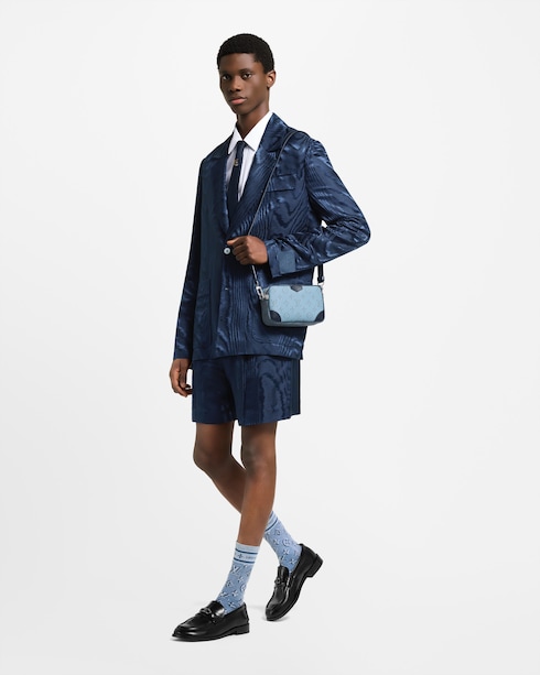 Prêt-à-Porter Chemises Chemise manches longues à signature embossée en coton | Louis Vuitton ®