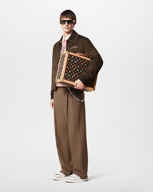 Discontinued Product Obs 9 Jaqueta de Suede de Vitelo Bordada | Louis Vuitton ®