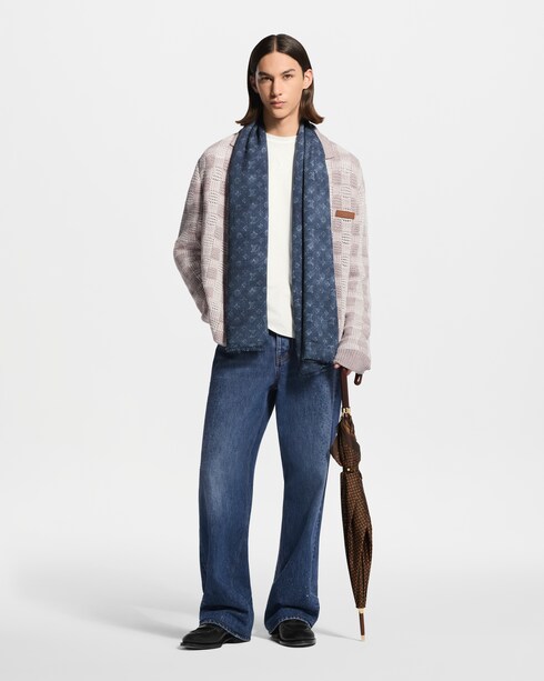 S00 Accessories Scarves Washed Monogram Ghost Stole | Louis Vuitton ®