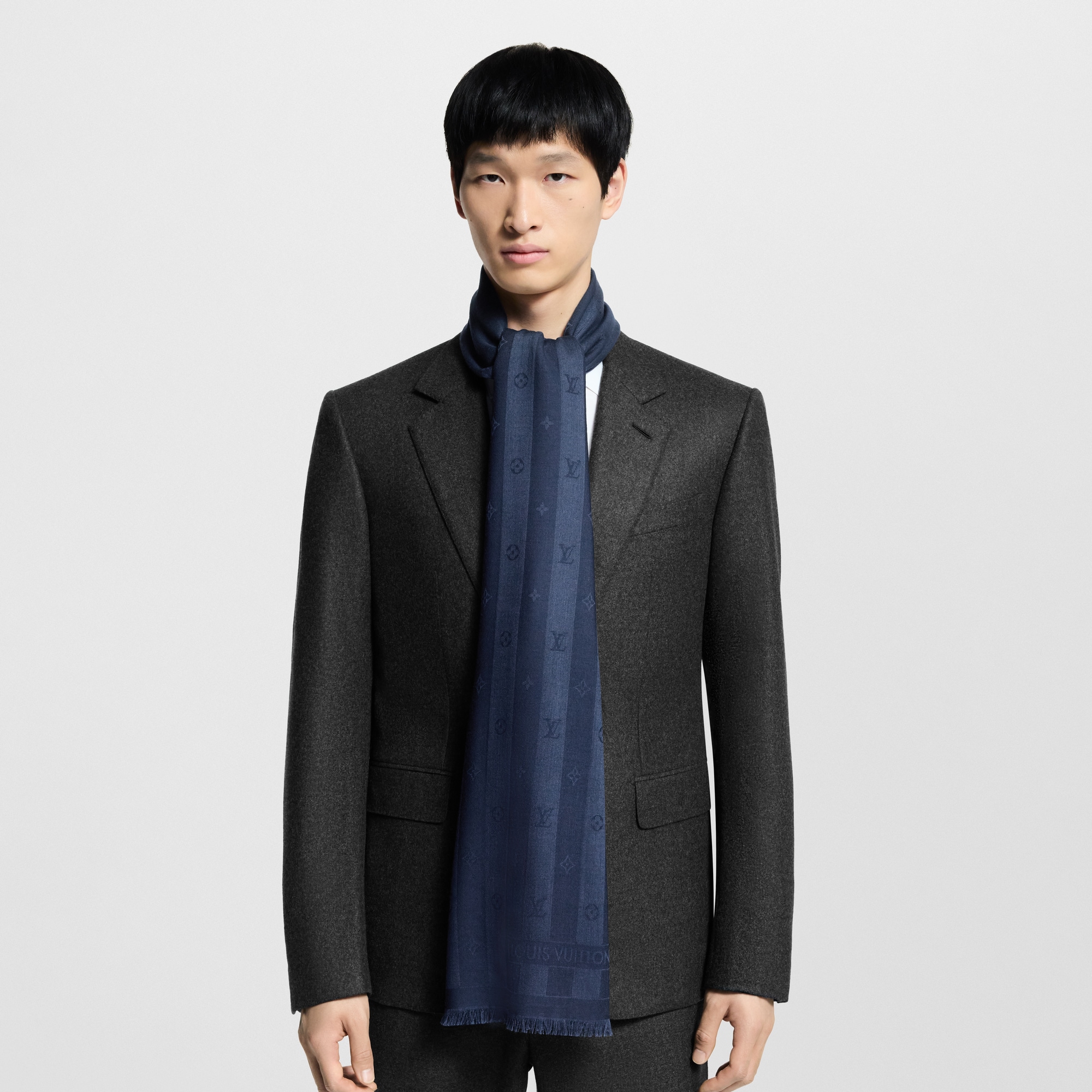 S00 Accesorios Bufandas Estola Monogram Stripy | Louis Vuitton ® (Ampliar producto)