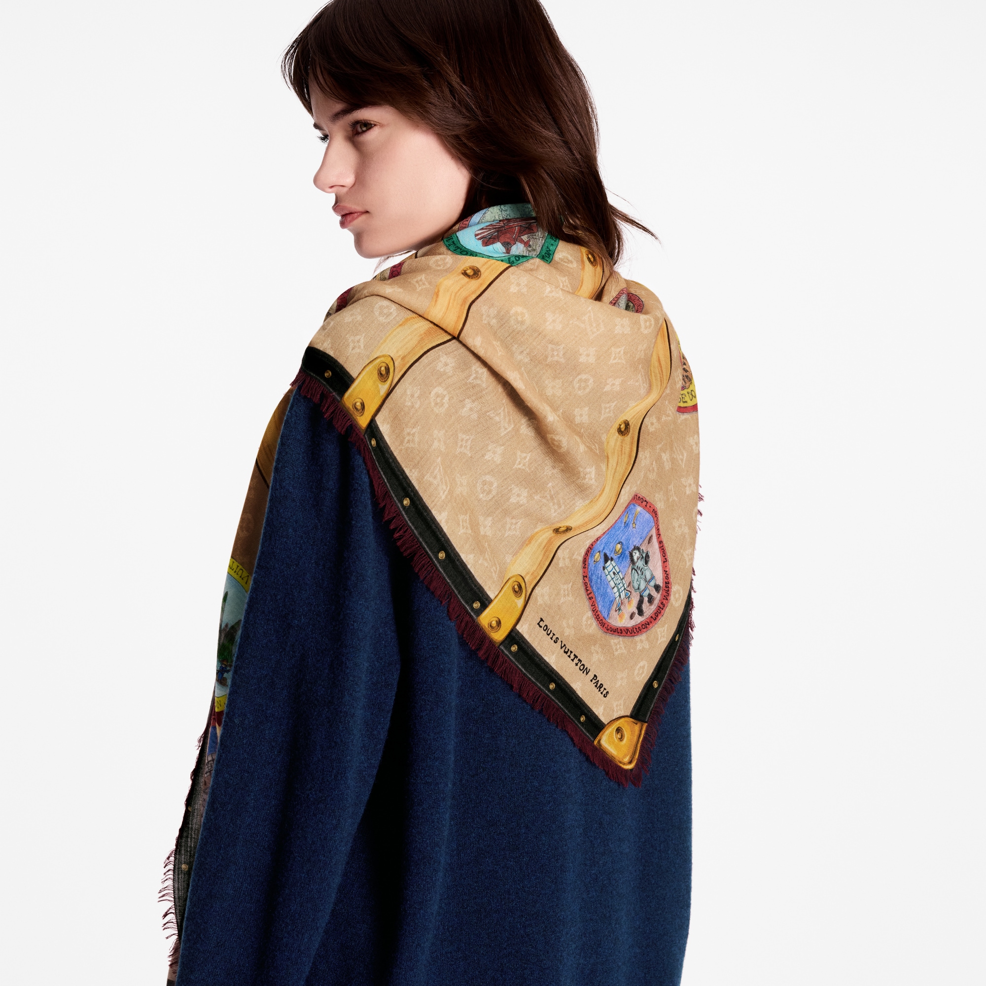 S00 Accesorios Chales y estolas Estola My LV Trunk | Louis Vuitton ® (Ampliar producto)