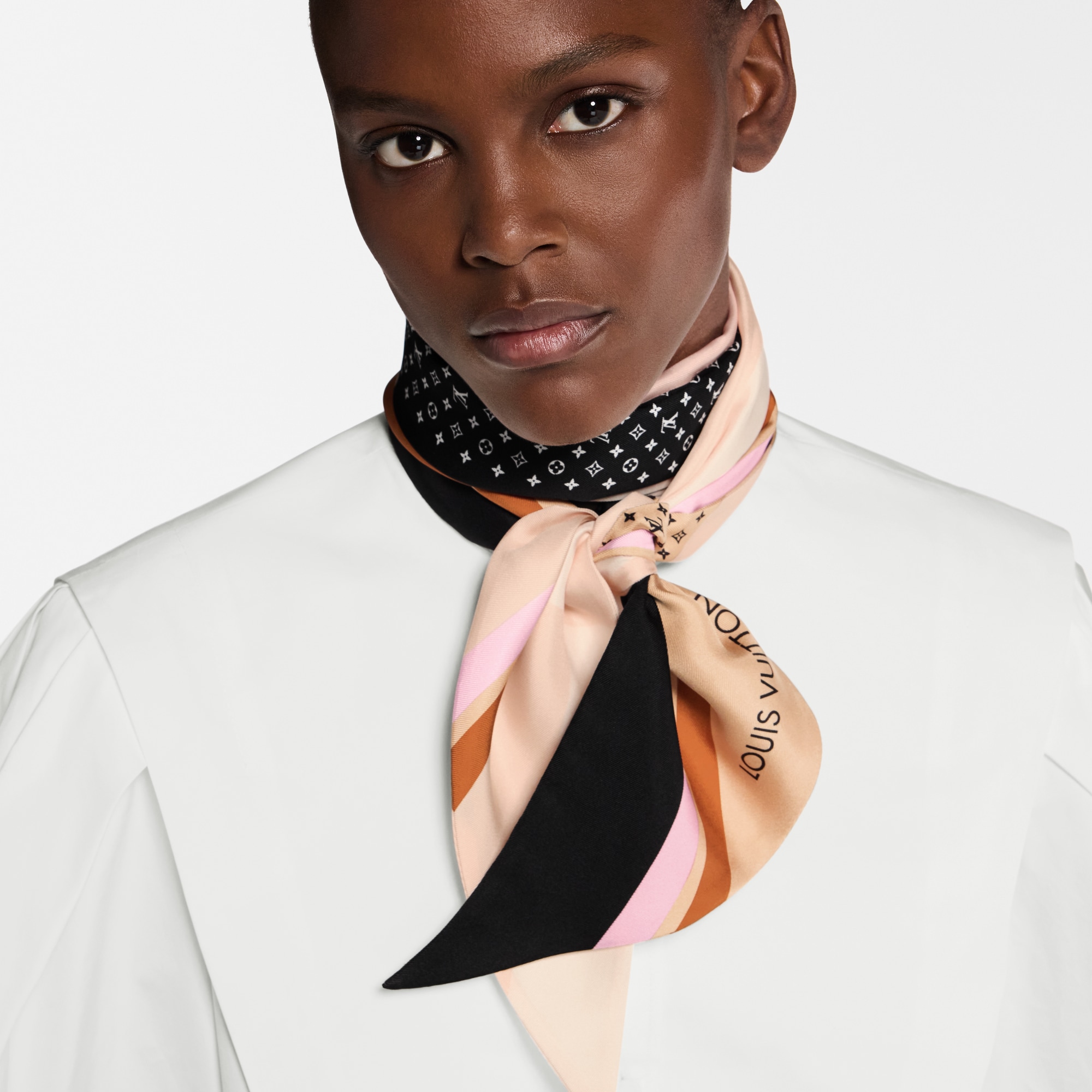 S00 Accesorios Chales y estolas Estola Nano Monogram Lavalliere | Louis Vuitton ® (Ampliar producto)