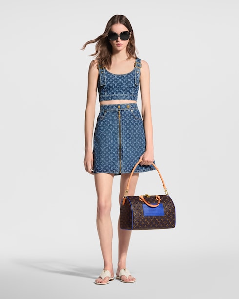 Ready-to-Wear Skirts and Shorts Monogram Denim A-Line Skirt | Louis Vuitton ®