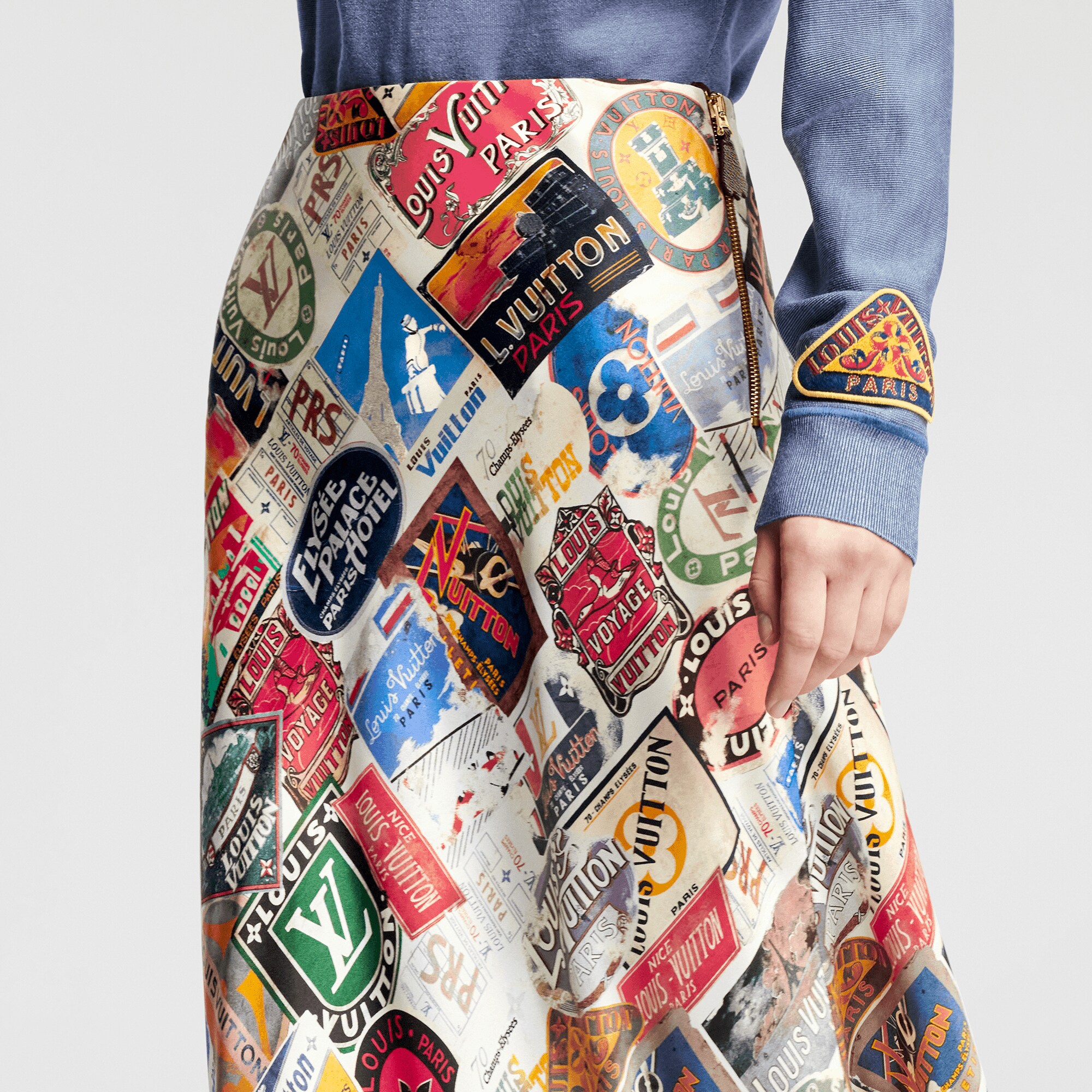  Ready to Wear Faldas y shorts Falda al bies Elysee Palace | Louis Vuitton ® (Ampliar producto)