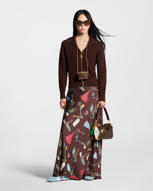 Ready-to-Wear Skirts and Shorts Getaway Print Maxi Skirt | Louis Vuitton ®