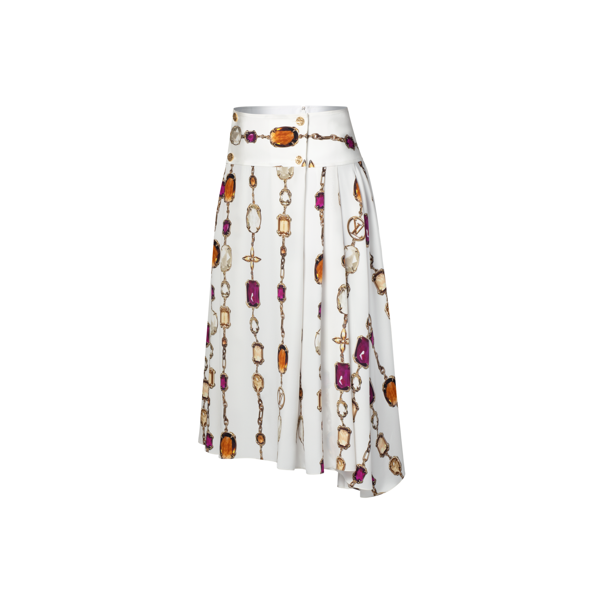  Ready to Wear Faldas y shorts Falda midi con estampado | Louis Vuitton ® (Ampliar producto)
