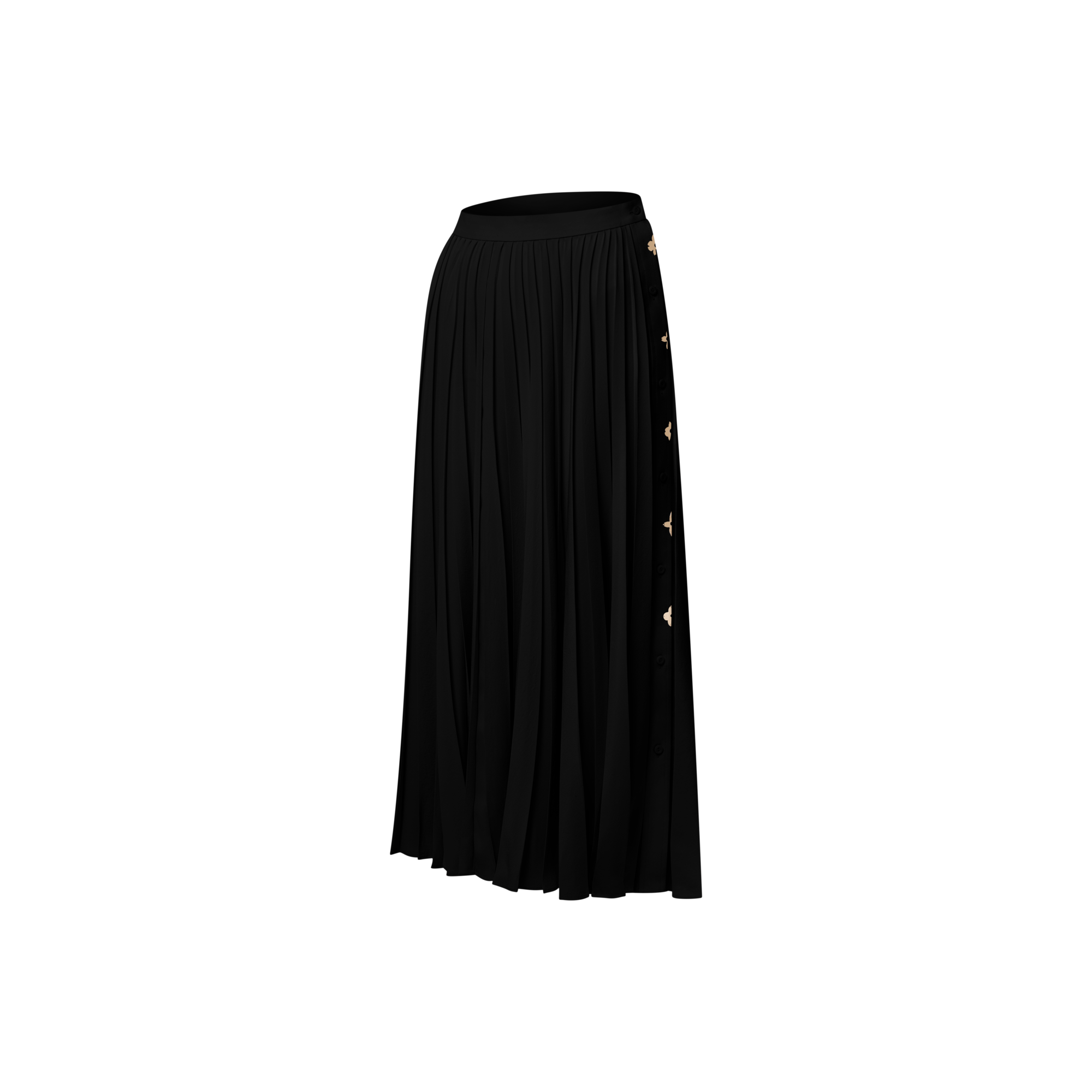  Ready to Wear Faldas y shorts Falda plisada con detalle Monograma | Louis Vuitton ® (Ampliar producto)