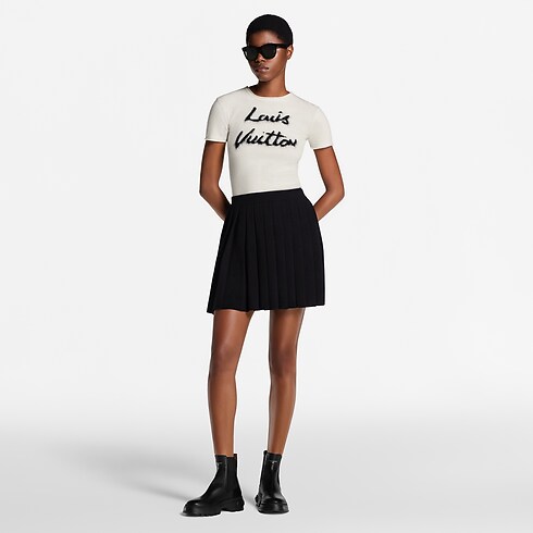 Ready to Wear Faldas y shorts Falda plisada de punto Mahina | Louis Vuitton ® (Ampliar producto)