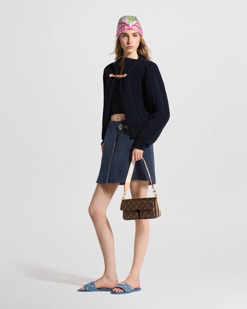 S00 Acessórios Lenços de Seda e Bandeaus Carré Flower And Straps 90 cm | Louis Vuitton ®