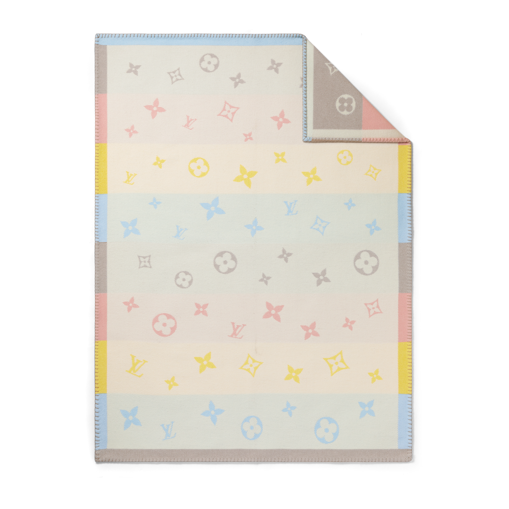 S00 Regalos para bebés } Frazada Meli-Melo en tartán | Louis Vuitton ® (Ampliar producto)