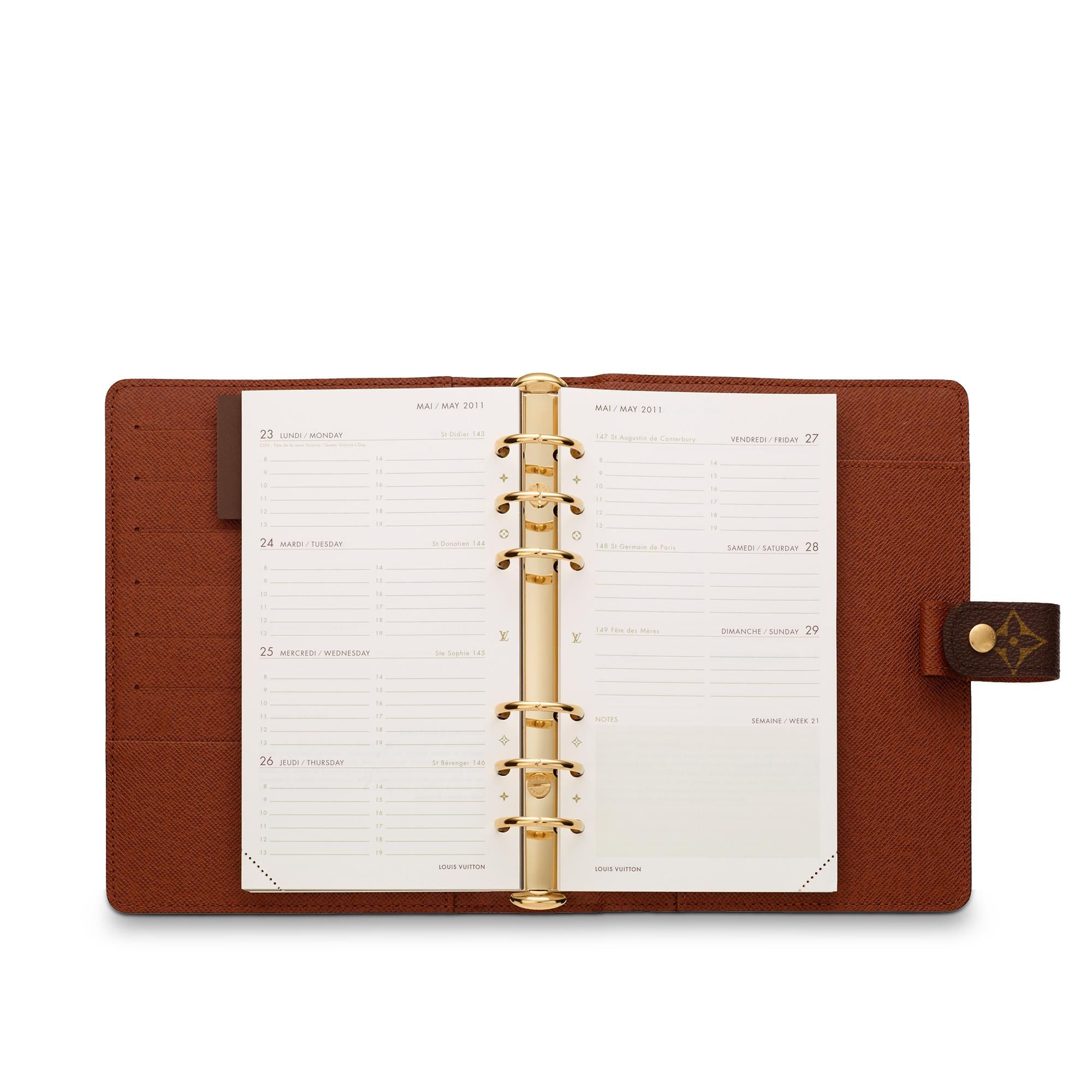 Monogram Personalización Artículos de Piel } Funda de agenda de argollas mediana | Louis Vuitton ® (Ampliar producto)