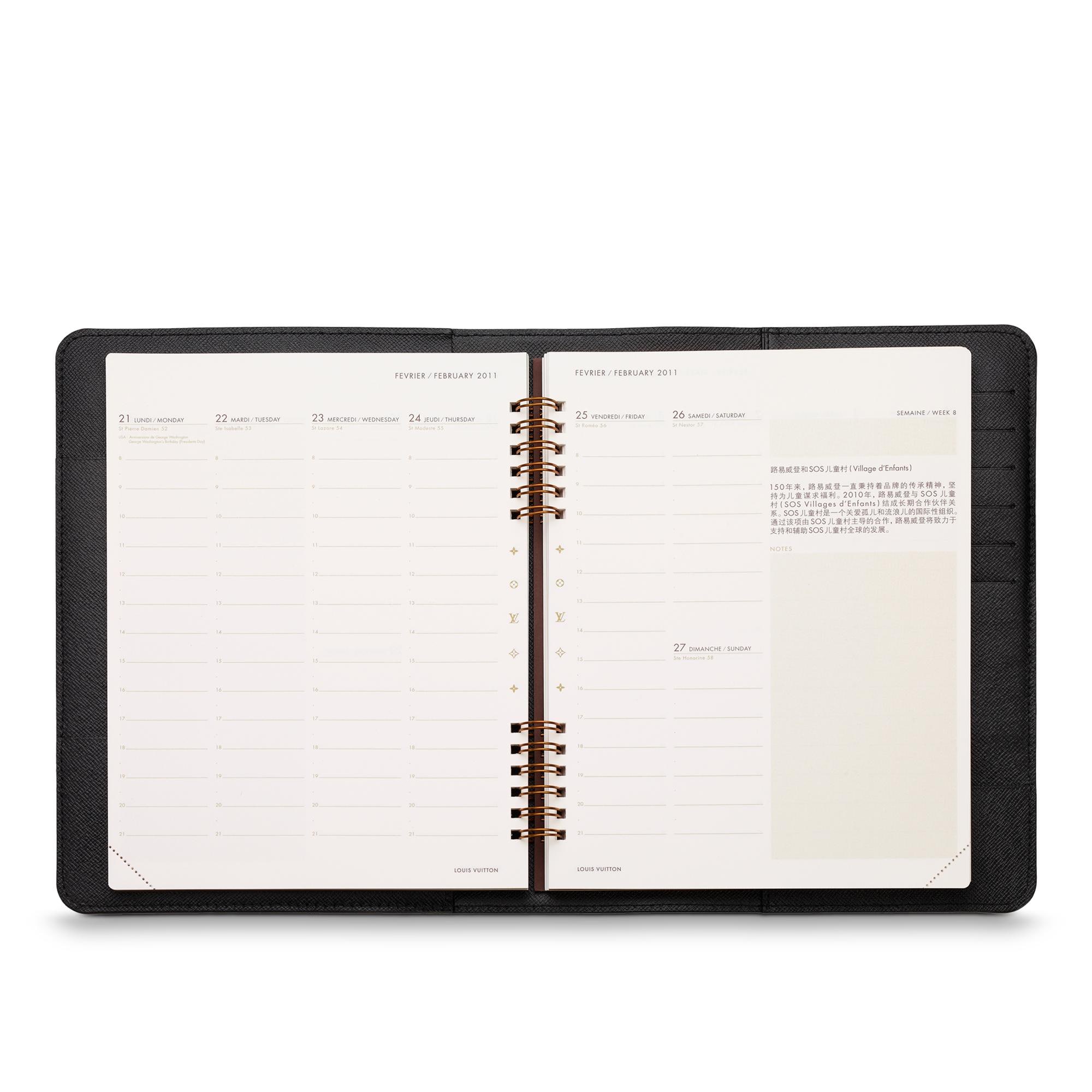 Taiga Librería Papelería y Escritura Funda de agenda de escritorio | Louis Vuitton ® (Ampliar producto)