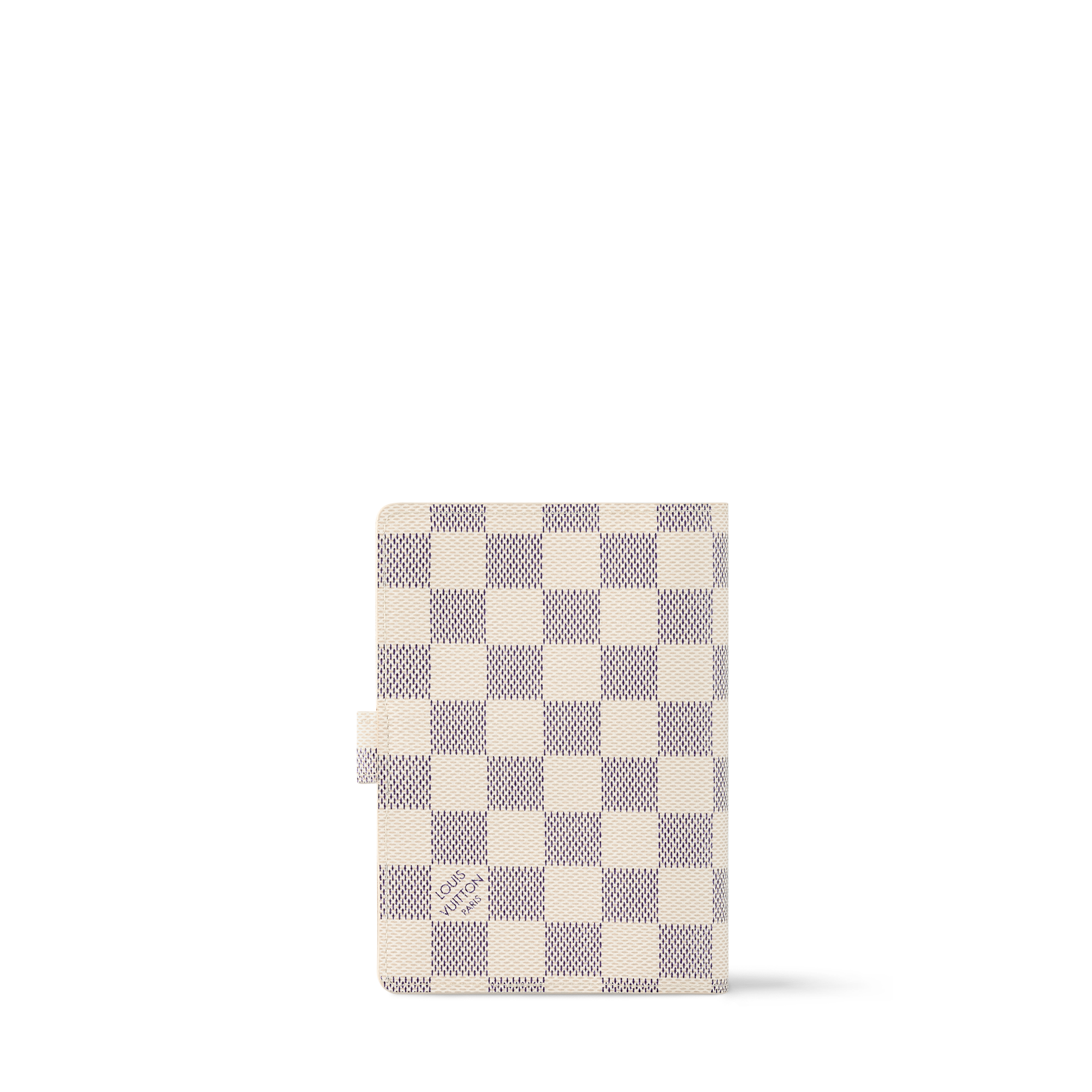 Damier Azur Canvas  Personalización Artículos de Piel } Funda para agenda de argollas pequeña | Louis Vuitton ® (Ampliar producto)