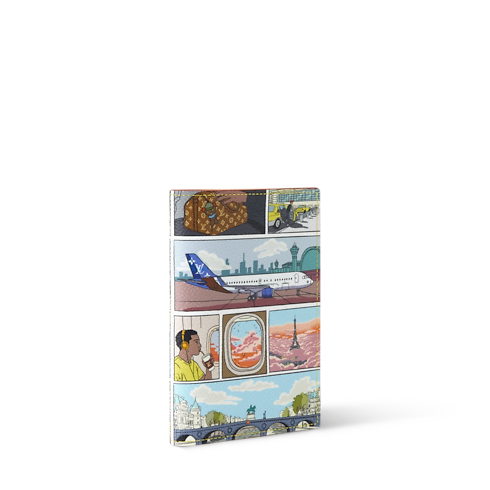 Funda para pasaporte vista lateral