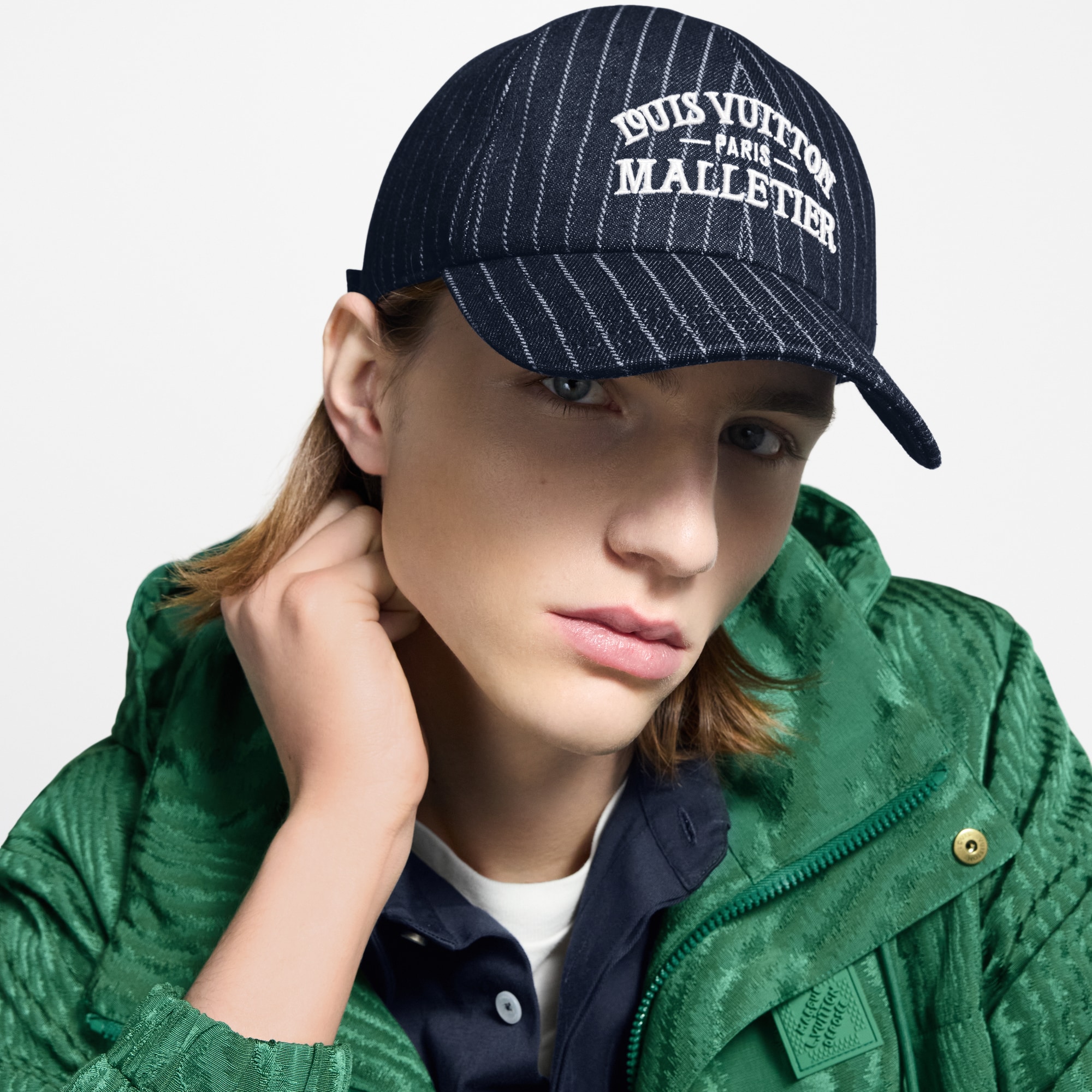 S00 Accesorios Sombreros, gorros y guantes Gorra Denim Stripes | Louis Vuitton ® (Ampliar producto)