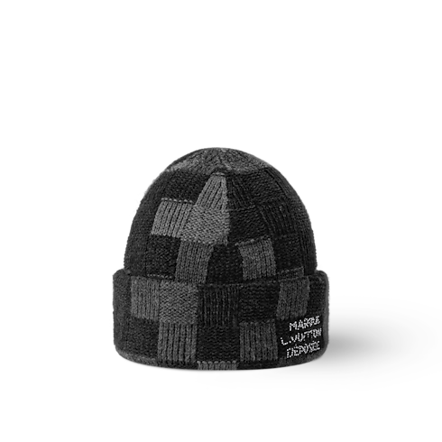 S00 Accesorios Sombreros, gorros y guantes Gorro LV Crush Damoflage | Louis Vuitton ® (Ampliar producto)