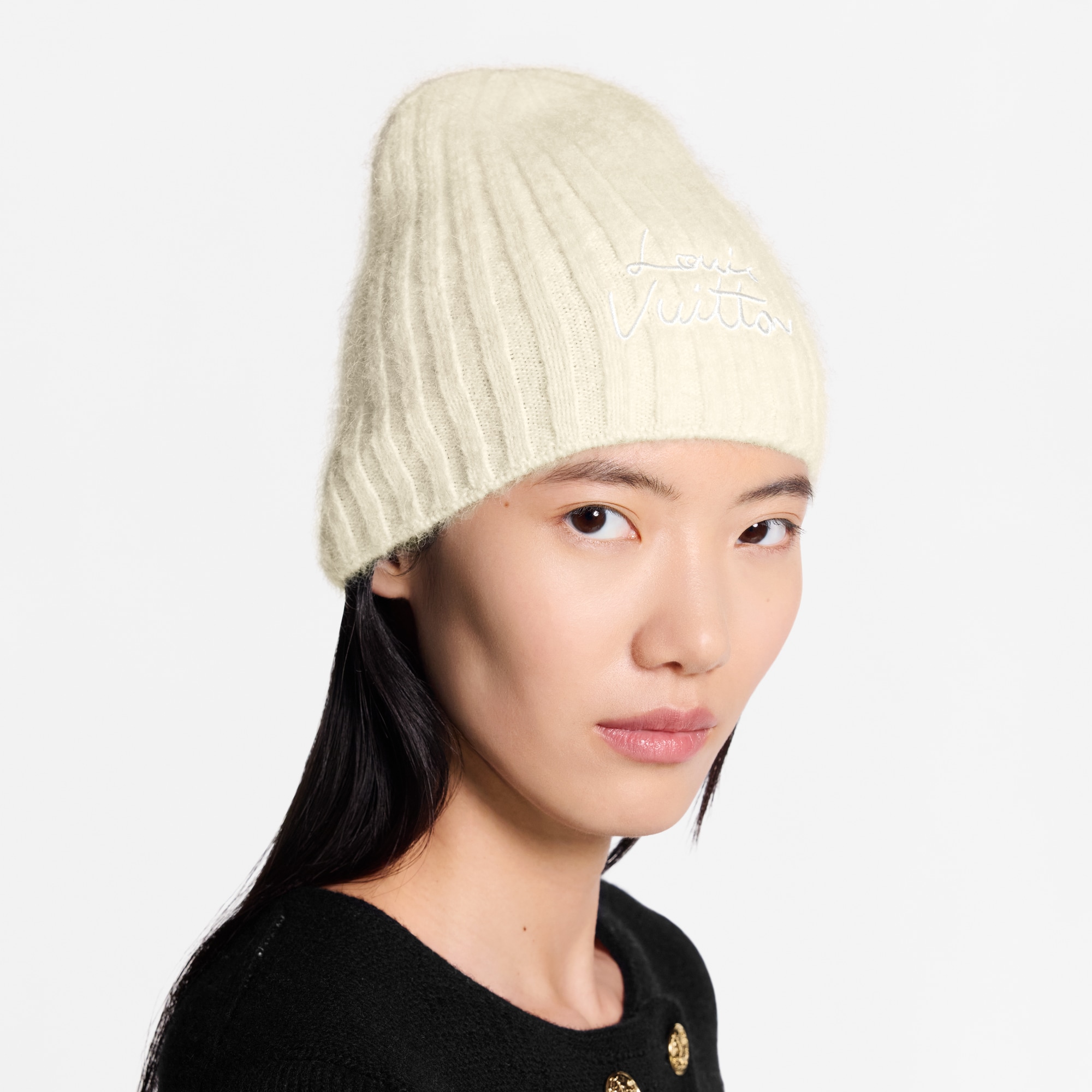 S00 Accesorios Sombreros y guantes Gorro LV Script | Louis Vuitton ® (Ampliar producto)