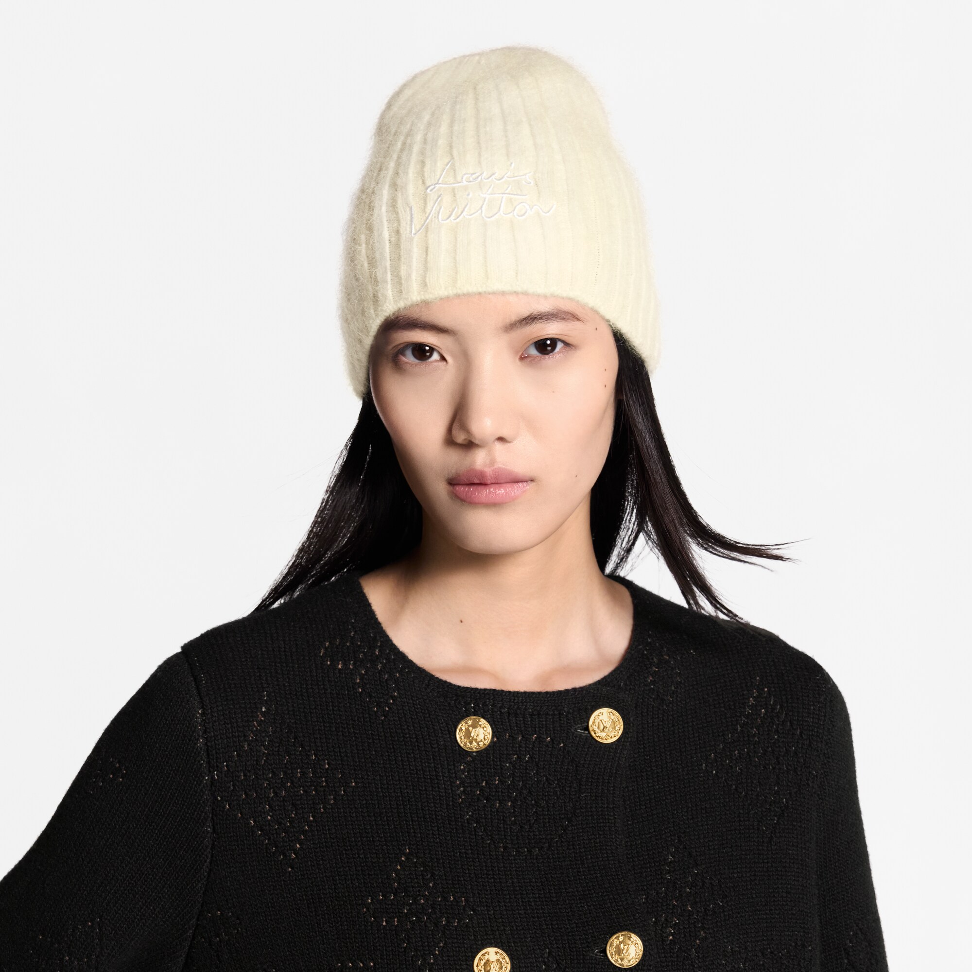 S00 Accesorios Sombreros y guantes Gorro LV Script | Louis Vuitton ® (Ampliar producto)
