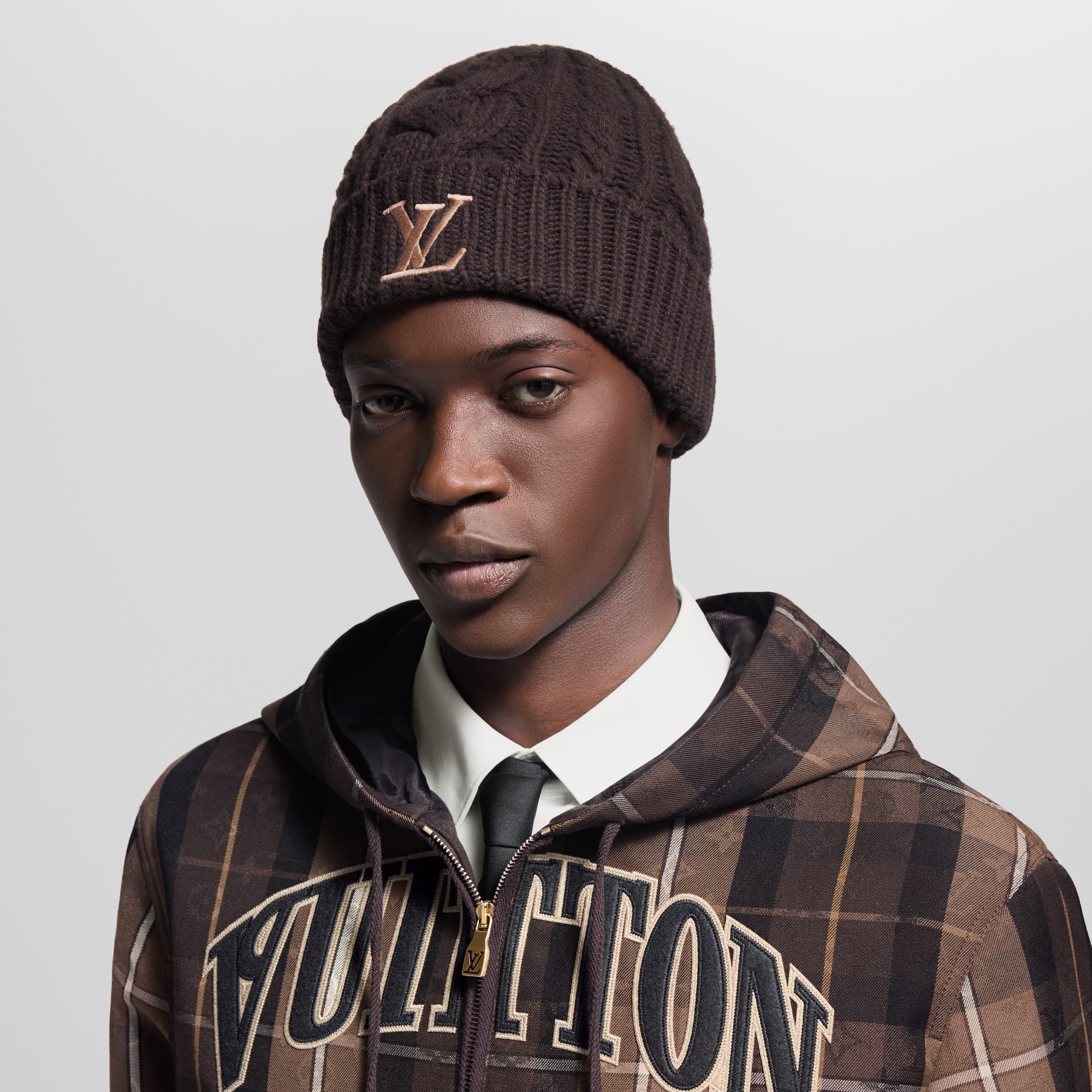 S00 Accesorios Sombreros, gorros y guantes Gorro Only LV de punto de ochos | Louis Vuitton ® (Ampliar producto)