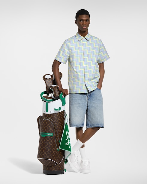 Ready-to-Wear Camisas Camisa de Manga Curta com Grafismo em Degradé | Louis Vuitton ®