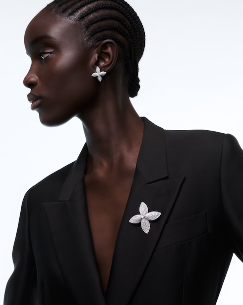 Jewelry Earrings Idylle Blossom Earrings, White Gold & Diamonds | Louis Vuitton ®