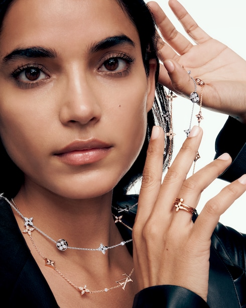 Categorias Colares e Pingentes Colar Idylle Blossom Longo com Pingentes em Ouro Rosa e Diamantes | Louis Vuitton ®