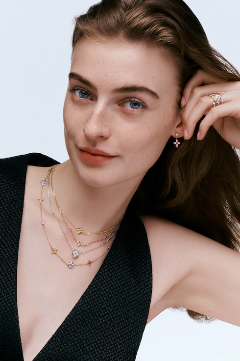 Categorias Todas as Joias Anel Idylle Blossom em 3 Ouros Cravejado de Diamantes | Louis Vuitton ®