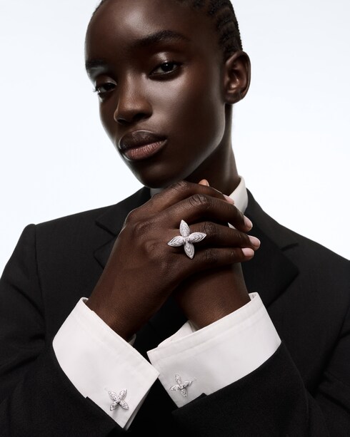 Jewelry Rings Idylle Blossom Ring, White Gold & Diamonds | Louis Vuitton ®