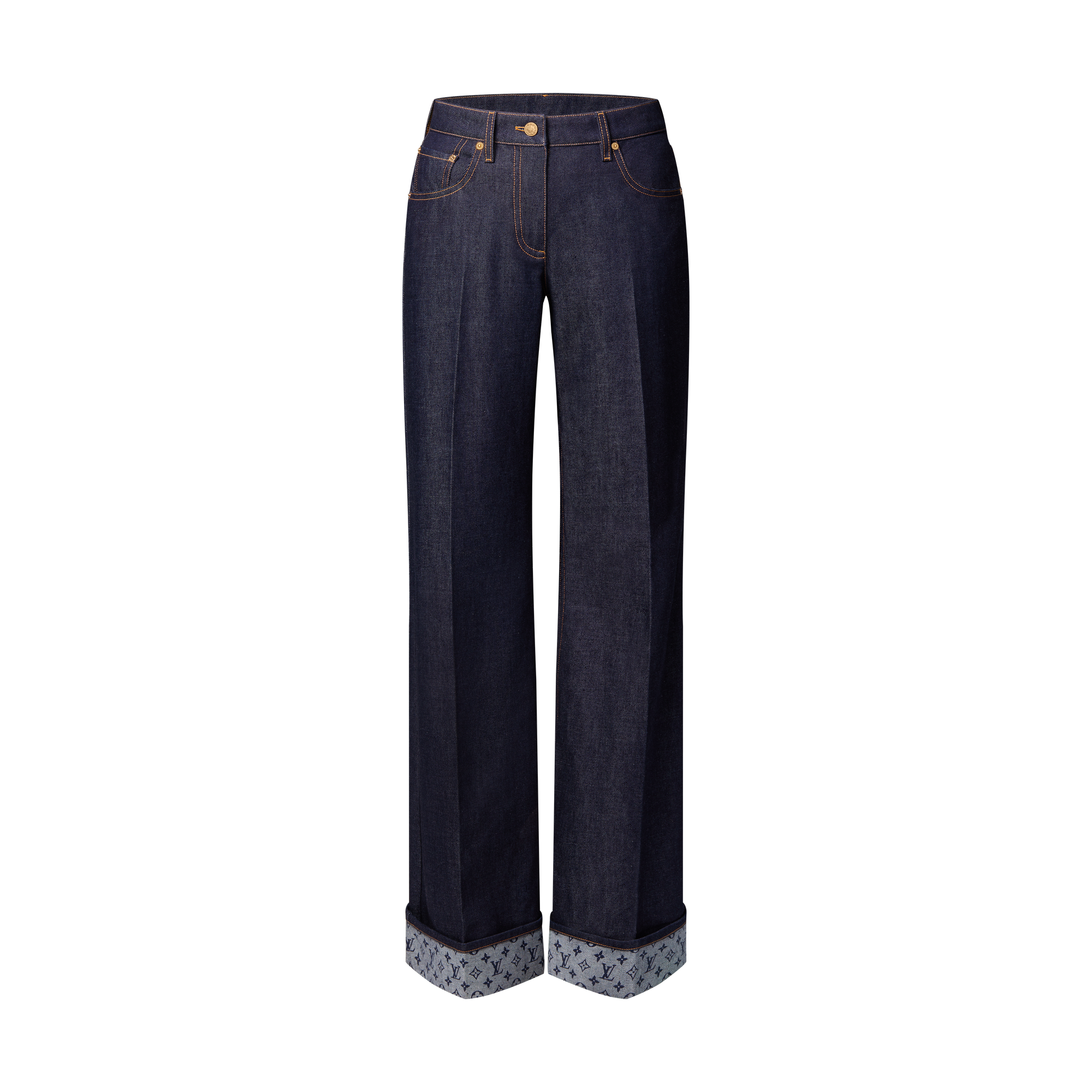  Ready to Wear Pantalones Jeans acampanados con detalle Monograma | Louis Vuitton ® (Ampliar producto)