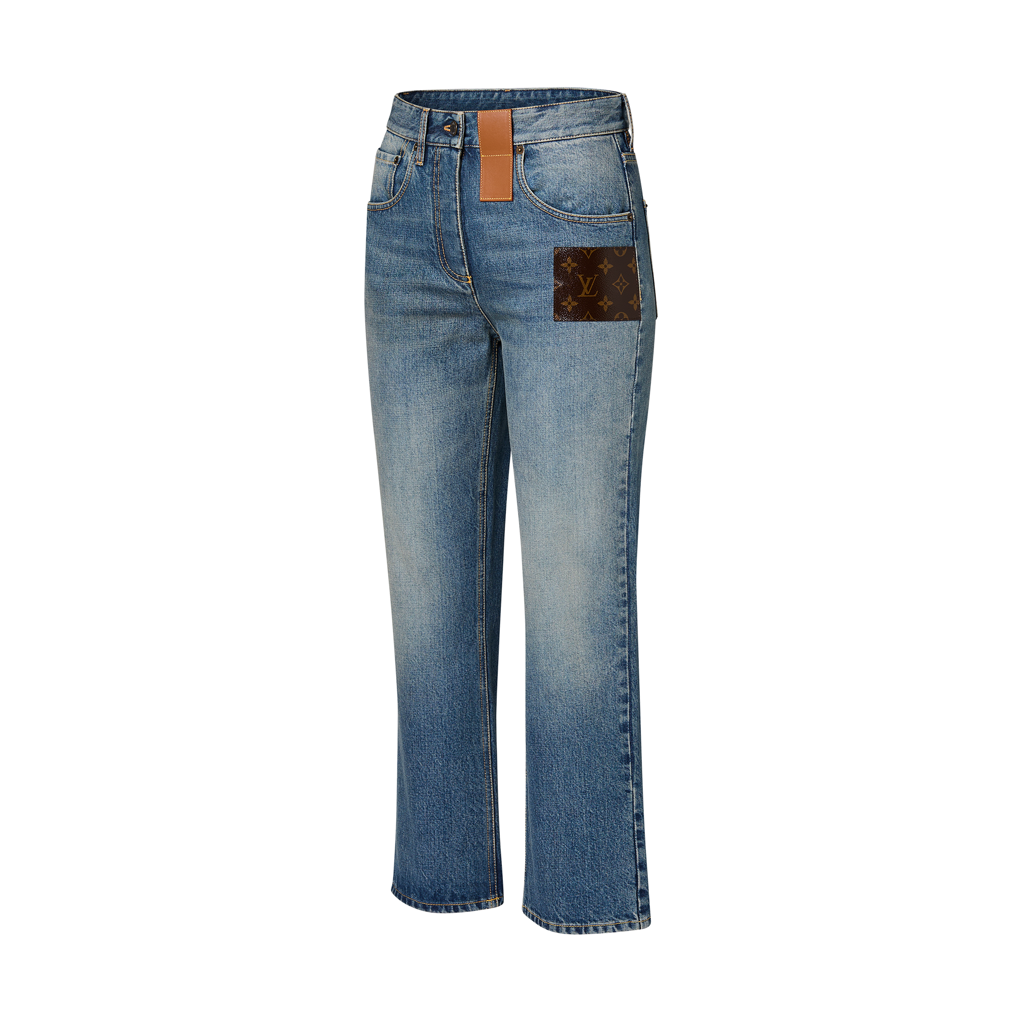  Ready to Wear Pantalones Jeans con parche Monograma | Louis Vuitton ® (Ampliar producto)