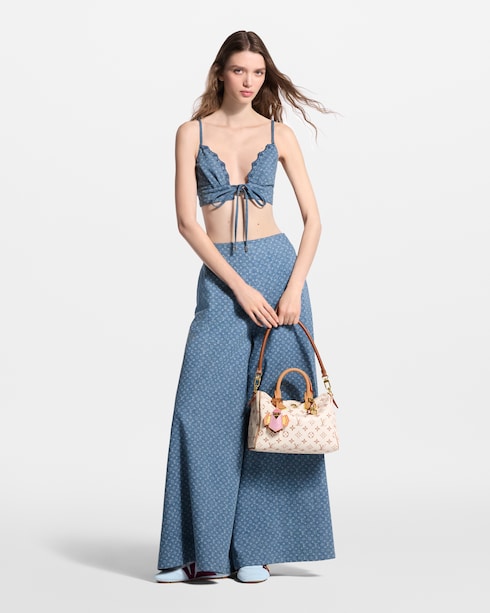 High Summer } Pantalon Monogram ample en denim | Louis Vuitton ®
