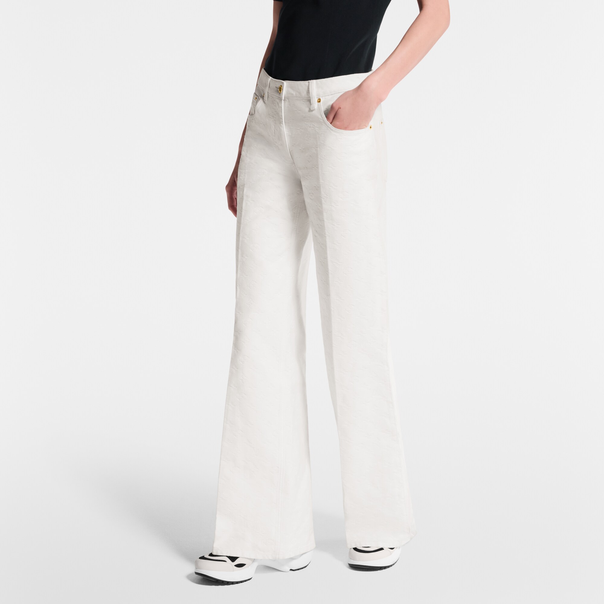  Ready to Wear Pantalones Jeans Monograma en Jacquard | Louis Vuitton ® (Ampliar producto)