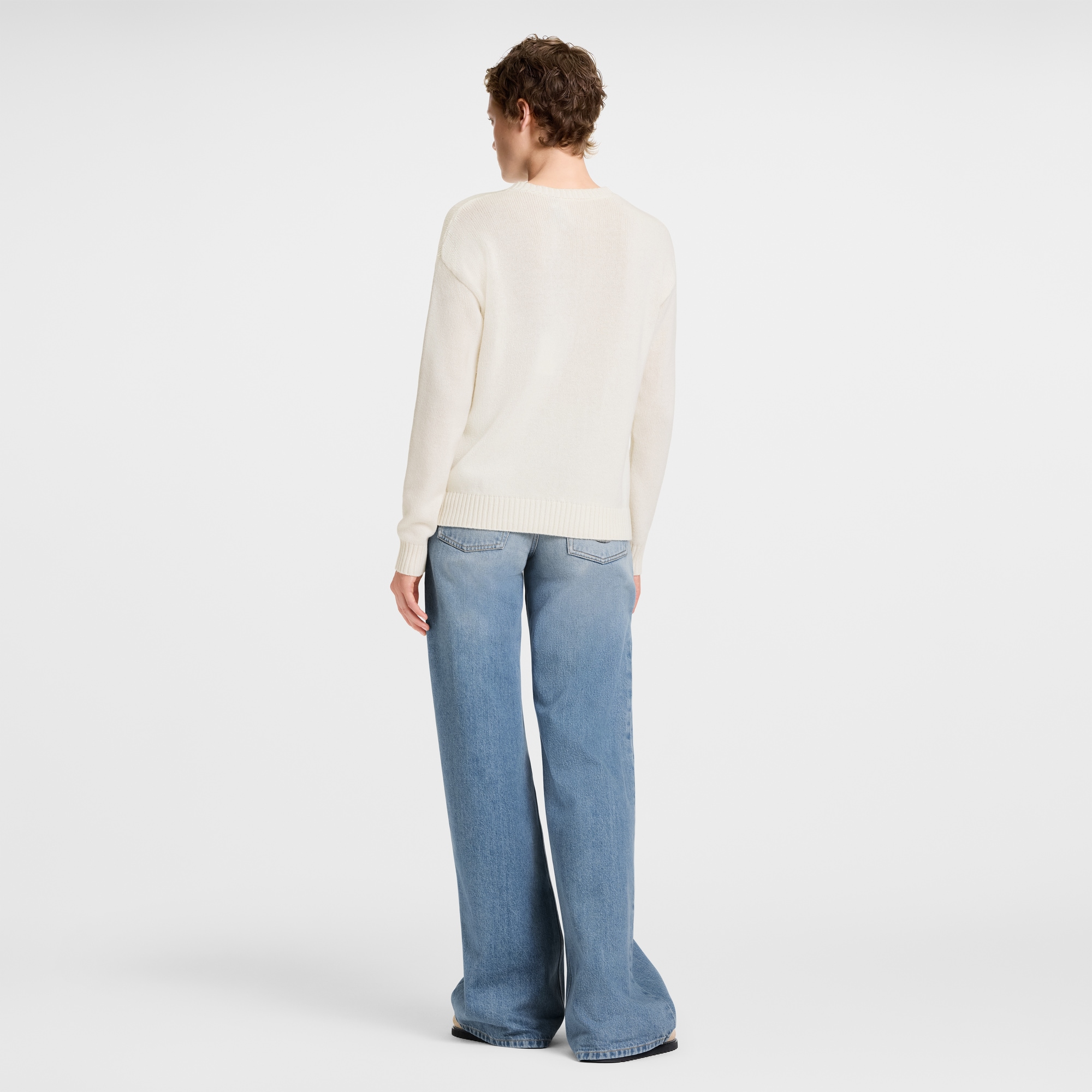  Ready to Wear Prendas tejidas Jersey con distintivo en cursiva | Louis Vuitton ® (Ampliar producto)
