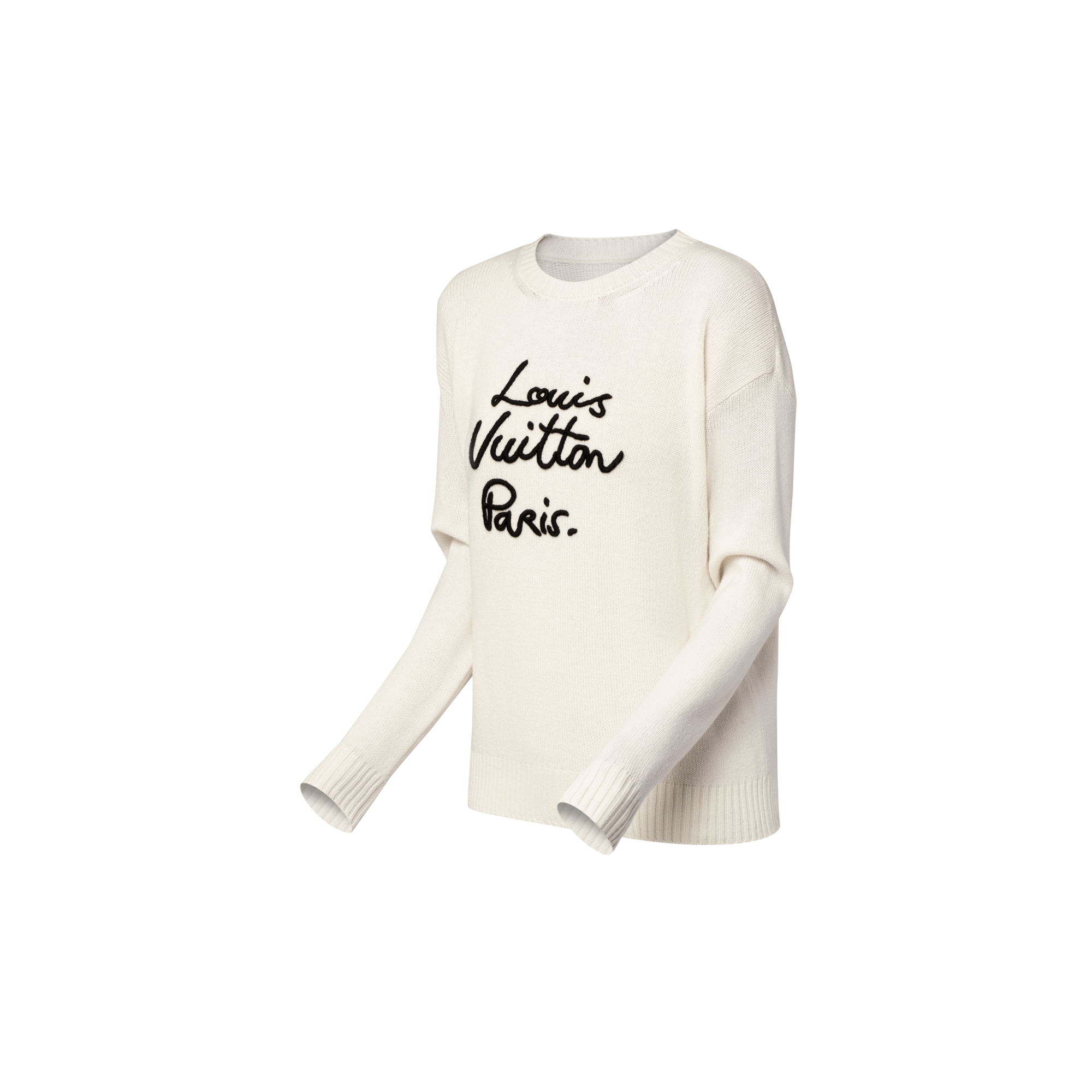  Ready to Wear Prendas tejidas Jersey con distintivo en cursiva | Louis Vuitton ® (Ampliar producto)