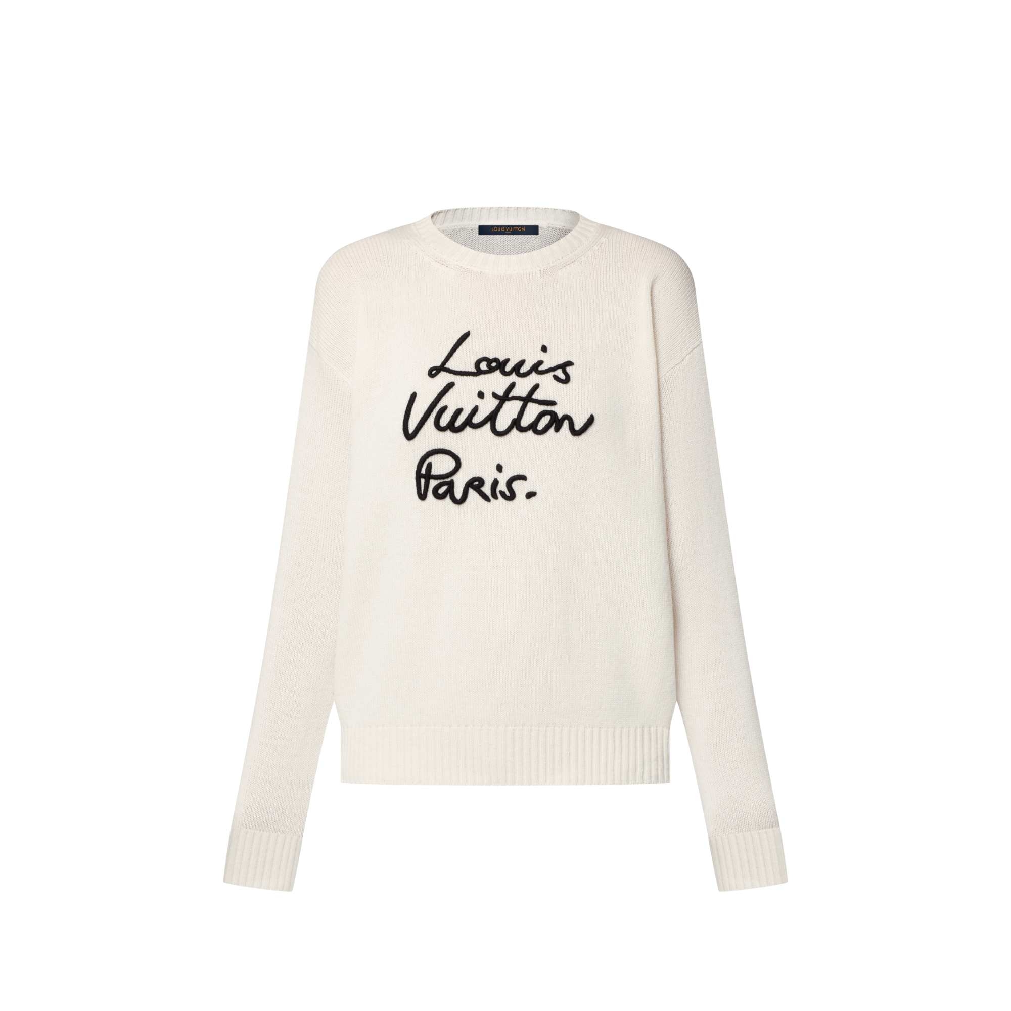  Ready to Wear Prendas tejidas Jersey con distintivo en cursiva | Louis Vuitton ® (Ampliar producto)