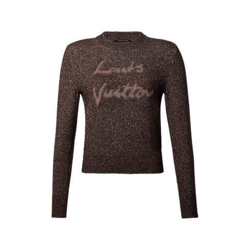 Ready-to-Wear Prendas Tejidas Jersey con distintivo Louis Vuitton en cursiva | Louis Vuitton ® (Ampliar producto)
