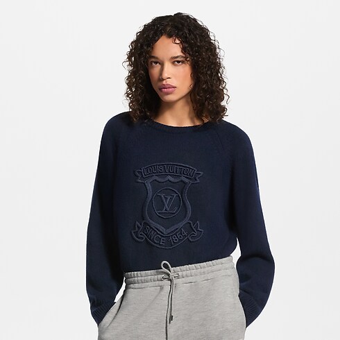 Ready-to-Wear Prendas Tejidas Jersey con escudo y logotipo | Louis Vuitton ® (Ampliar producto)