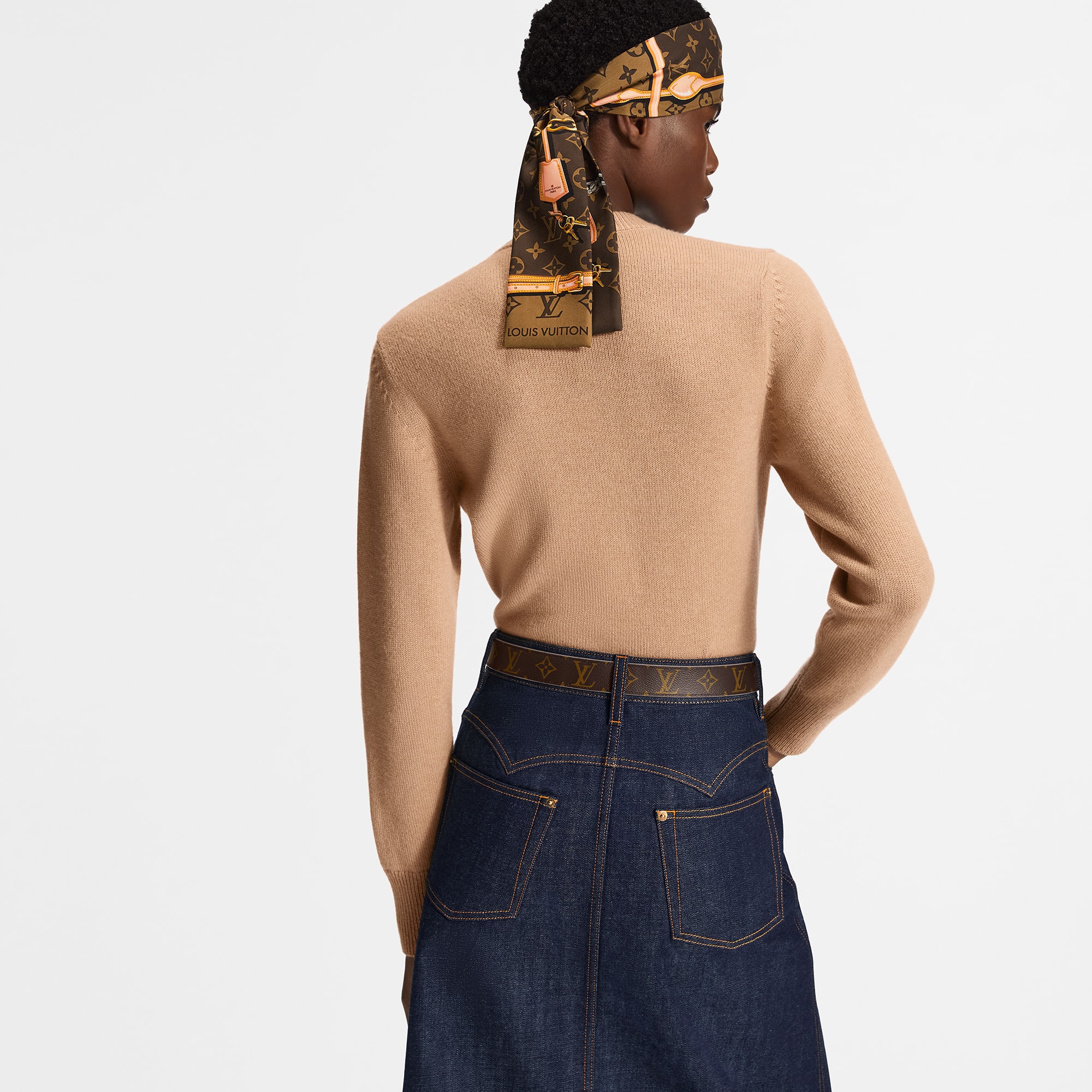  Ready to Wear Prendas tejidas Jersey con parche y detalle de cadena | Louis Vuitton ® (Ampliar producto)