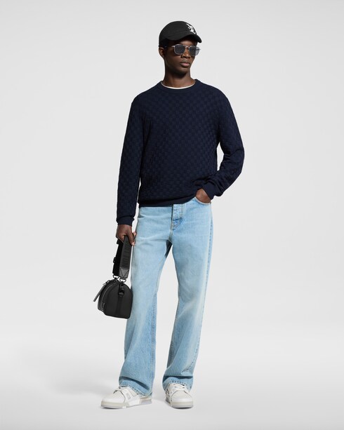 Ready-to-Wear Knitwear and Sweatshirts Damier Signature Crewneck | Louis Vuitton ®