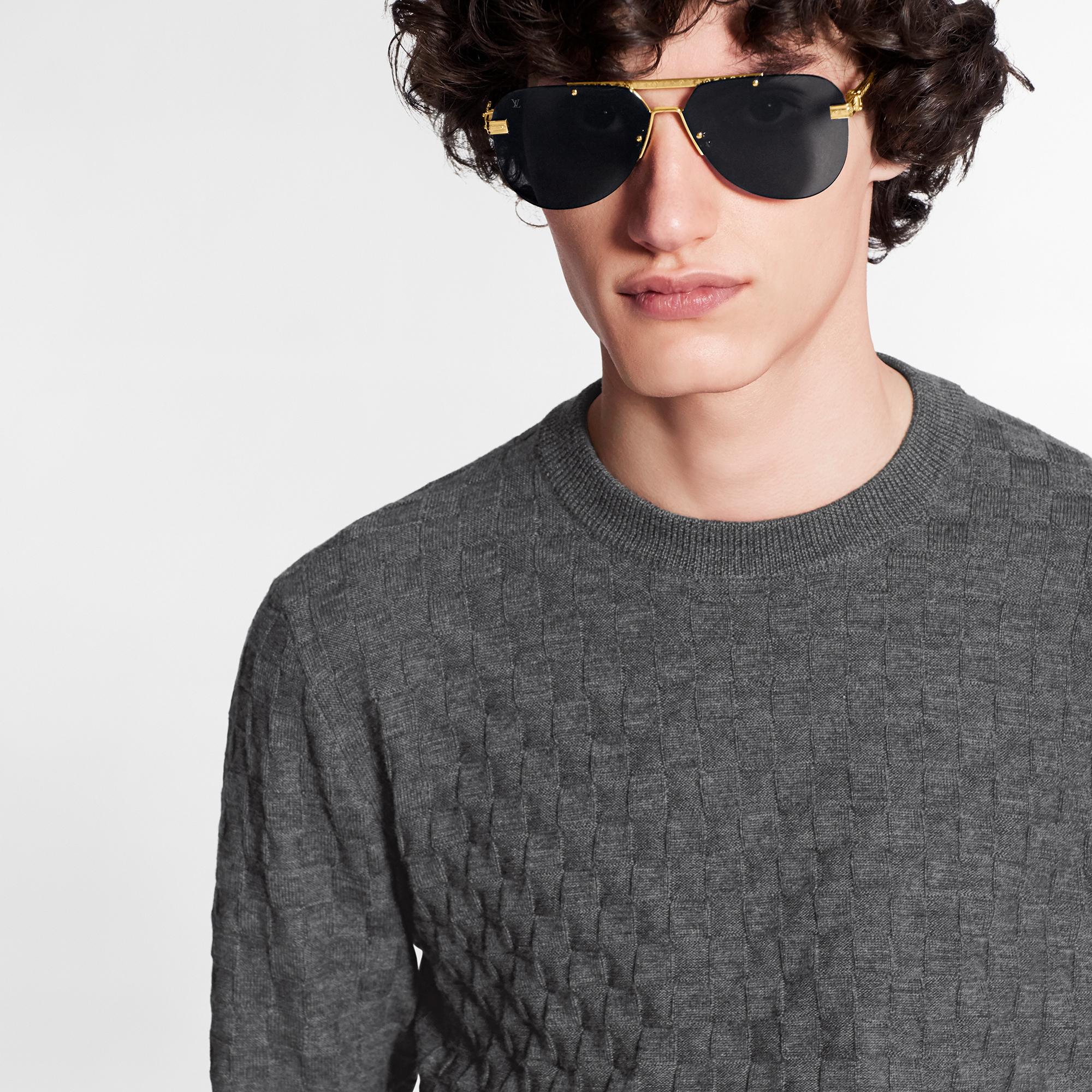  Ready to Wear Prendas tejidas y sudaderas Jersey Damier de cuello redondo | Louis Vuitton ® (Ampliar producto)